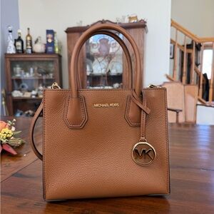 Michael Kors Tan Leather Satchel
